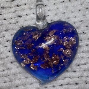 Glass Heart Pendant